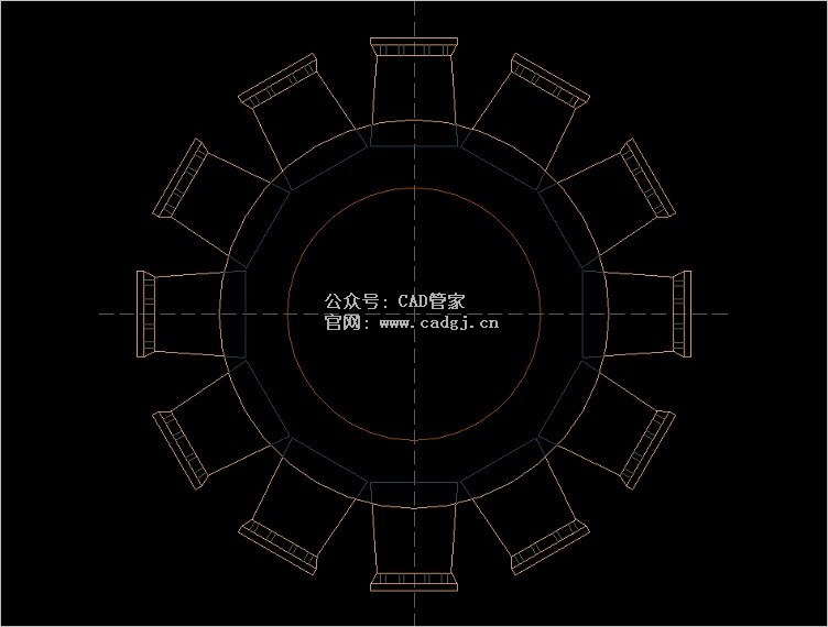 图片[6]-办公桌、会议桌、沙发、电器CAD工装素材图库-CAD管家
