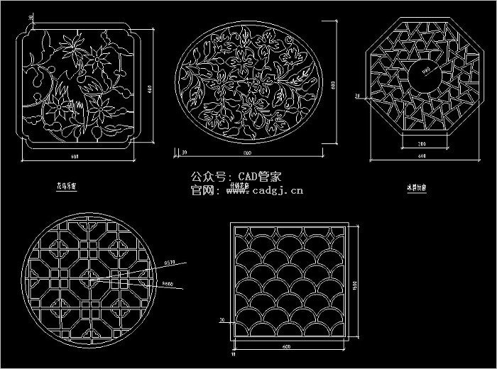 图片[4]-CAD图库工装室外园林古建模块CAD图纸下载-CAD管家