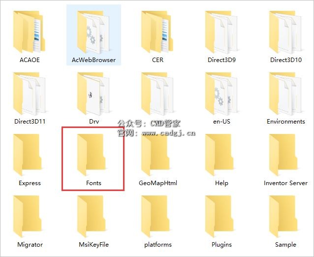 图片[16]-CAD怎么新增字体样式？CAD字体库位置以及安装导入的教程-CAD管家